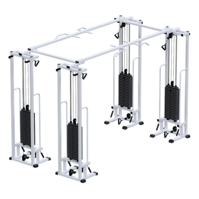 Двойной кроссовер на базе реабилитационного тренажера (стек 4х100кг)