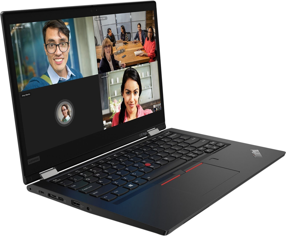 Ноутбук Lenovo ThinkPad L13 Yoga G2 20VK0014RT Core i5 1135G7, 8192 Mb, 13.3; Full HD 1920x1080, 256 Gb SSD, DVD нет, Intel Iris Xe Graphics, Windows 10 Professional, серебристый