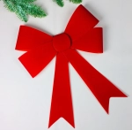 Бант на ёлку «Классика» 28*38 см, Красный