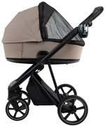 Детская коляска Roan Sol 2.0 3 в 1 с автокреслом Tutis Elo Lux EduSky Black SLL/31/T Hazel/Black/руч.Black