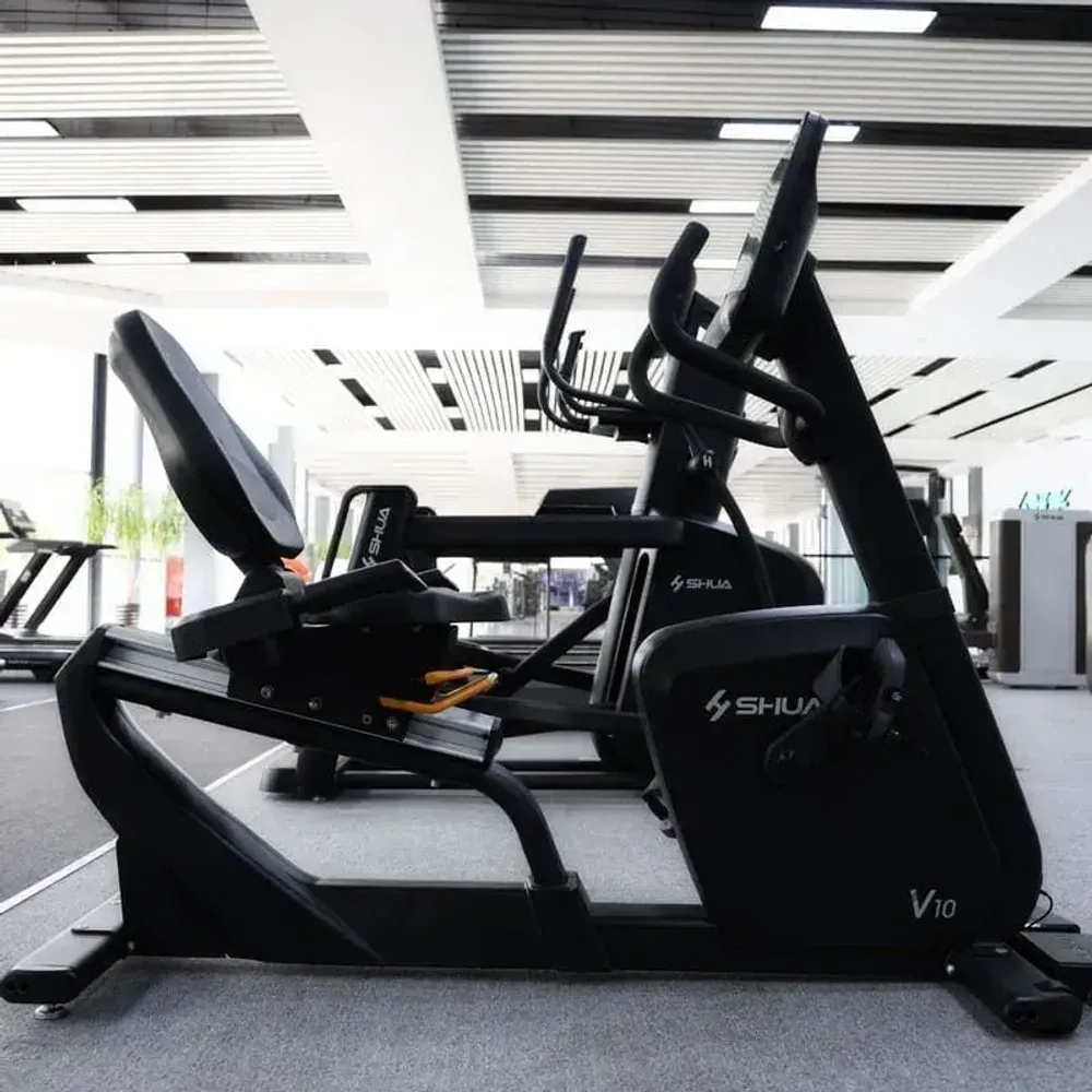 Велотренажер горизонтальный SHUA SH-B9100R LED