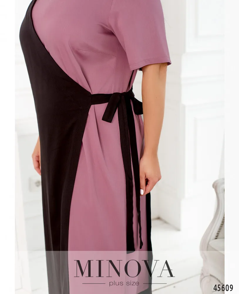 Платье 2288Б-фреза-черный Minova