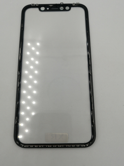 Стекло для дисплея Apple iPhone Xr в сборе с рамкой OCA Черное