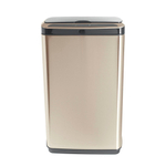 Ведро для мусора сенсорное, прямоугольное, широкое, внутр ведро, Foodatlas JAH-5112, 30 л (золотой)