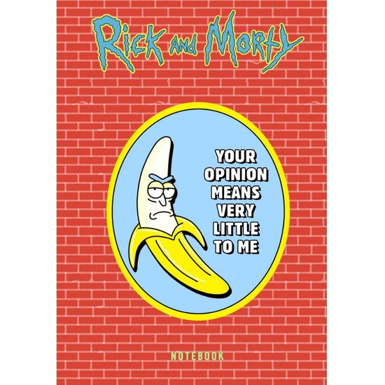 Э.РикМорти.Блокнот.Банан Рик(А5,72л)+стикеры