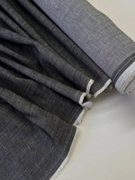 Джинса (деним) хлопок со льном графитовая