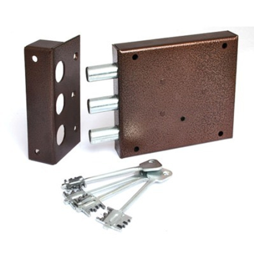 Замок накладной гаражный С-П Сейфовый   тяж.   / 4509