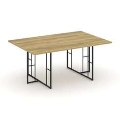 Rift Direct Стол переговорный RF.SPRG-002 Дуб Винченцо/Металл Черный 1780*1180*750