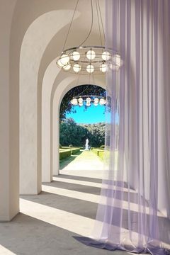 Подвесной светильник MOD312PL-12GCH золото/хром Carcass Maytoni