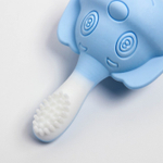 4313599 Детская зубная щетка, прорезыватель - массажер «Пёсик», силиконовая, цвет МИКС