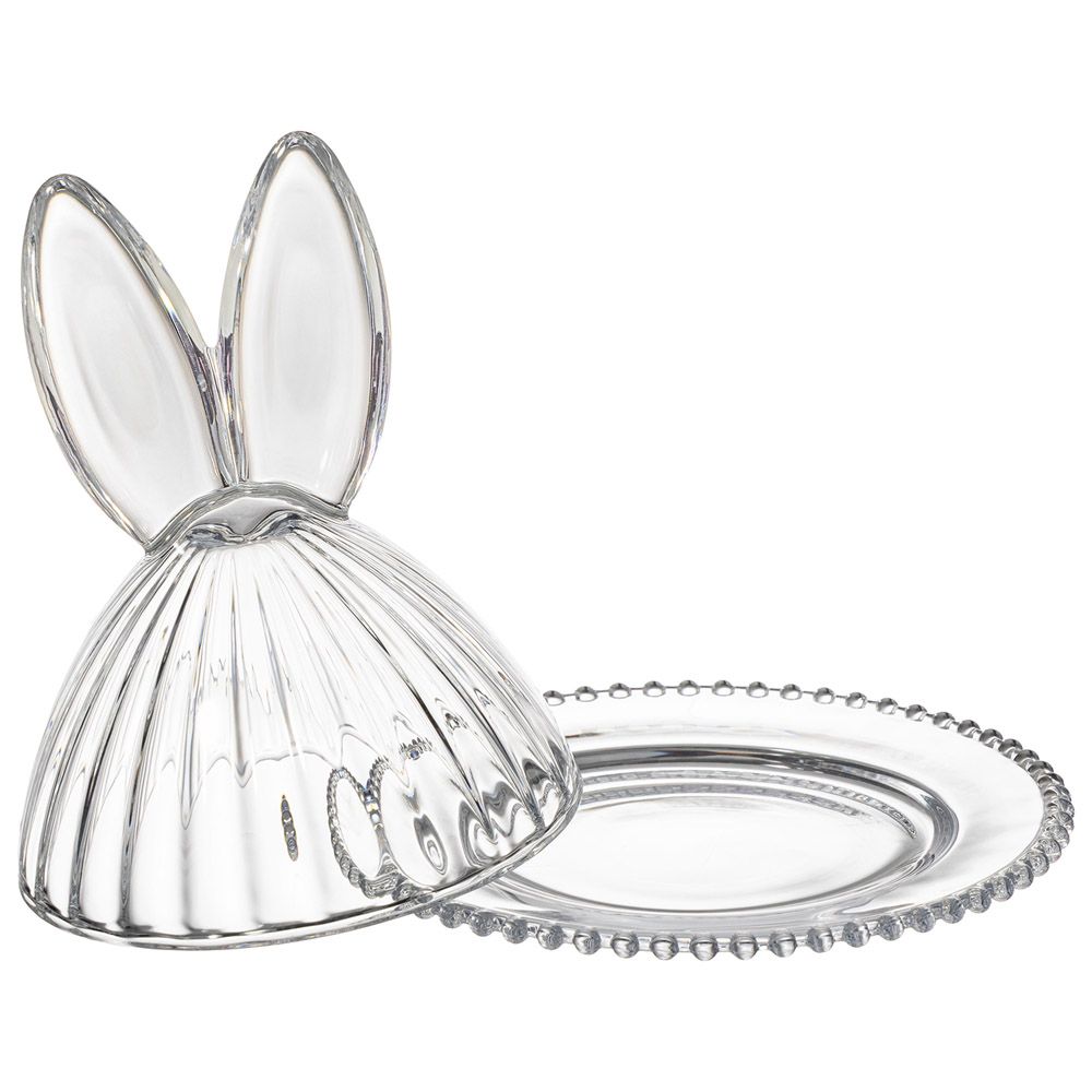 БЛЮДО СЕРВИРОВОЧНОЕ С КРЫШКОЙ "RABBIT FAMILY" 19,3*19,3*19 СМ