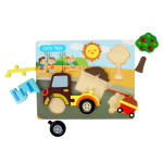 Развивающая игрушка деревянная Пазл большой, C-41874