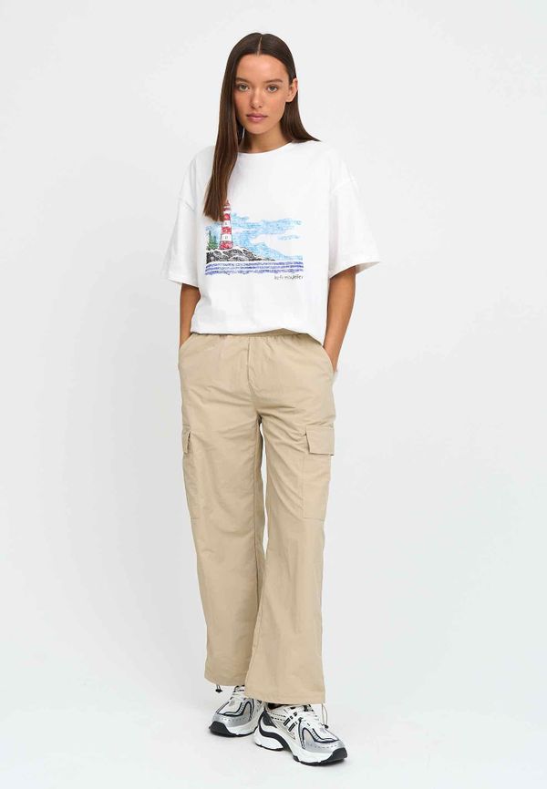 Брюки Карго бежевые - фото 8