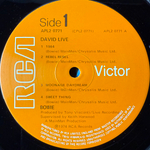 David Bowie ‎– David Live 2LP (Англия 1977г.)