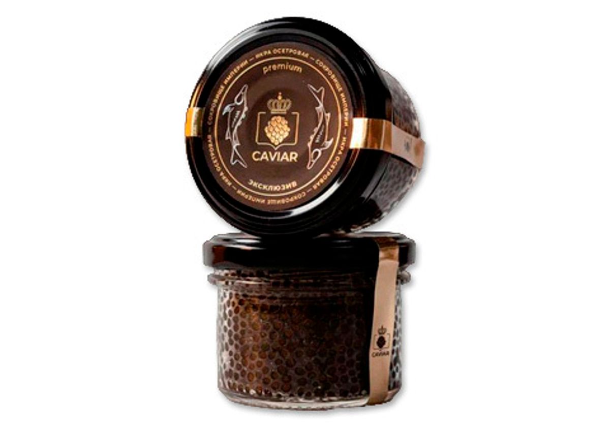 Икра черная Русского осетра "CAVIAR", 100г
