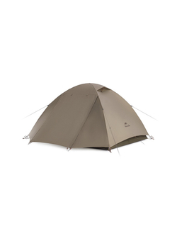 Палатка Naturehike Cloud-Creek (Yun chuan) 2-местная, алюминиевый каркас, коричневая, серия ВИНИЛ