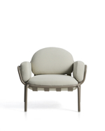 Уличное кресло Joncols из алюминия цвета таупе