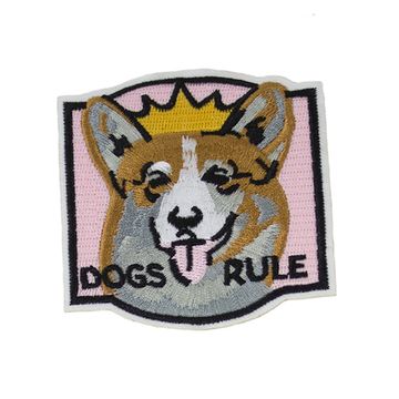 Нашивка на рюкзак и на одежду. Dogs rule
