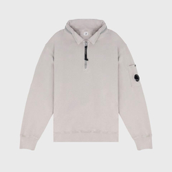 Свитшот C. P. Company Polo Collar Cotton Fleece Grey