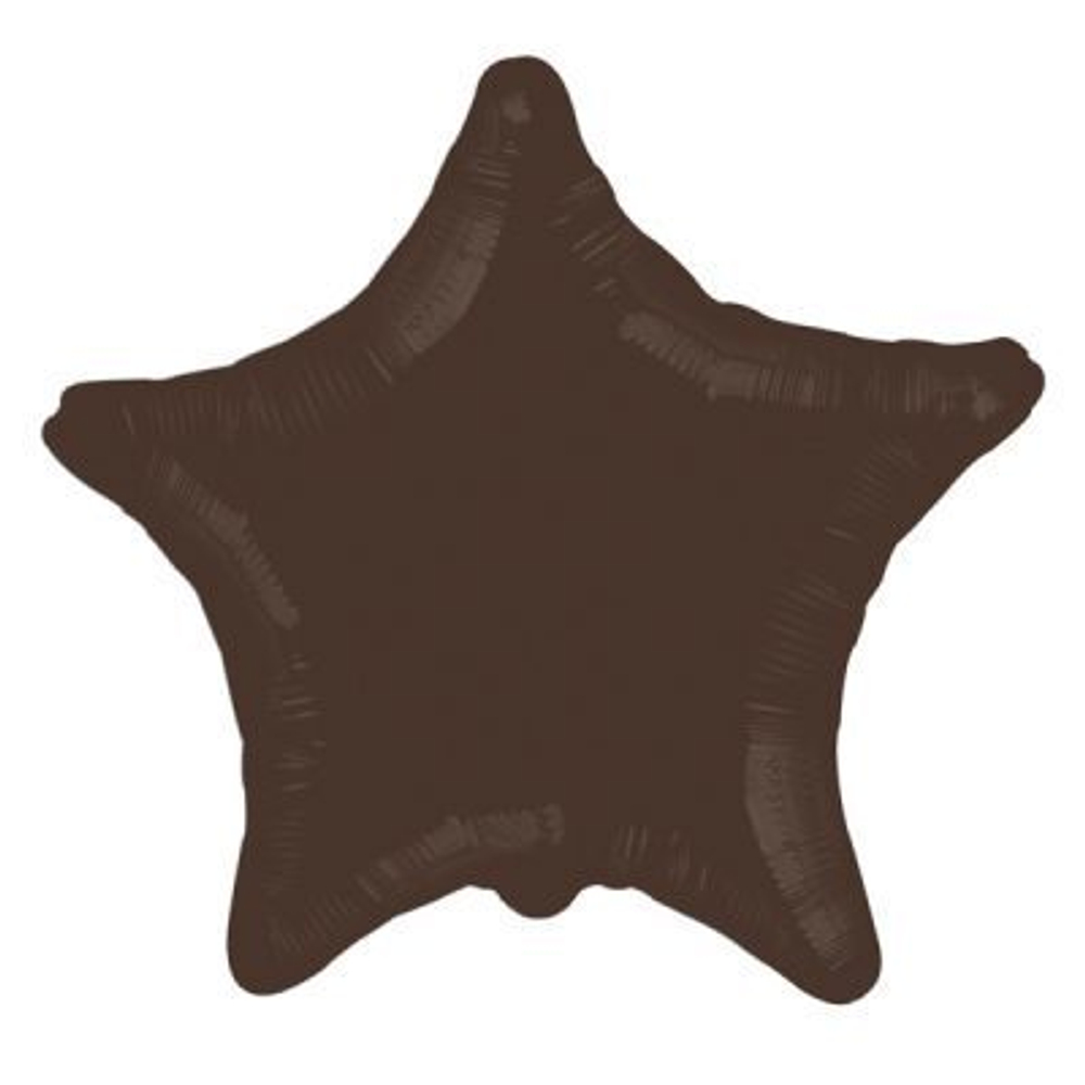 К 18" Звезда Шоколадная