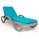 Матрас для шезлонга Бежевый, голубой, слоновая кость 1900х50мм