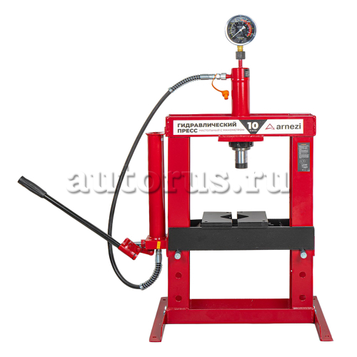 Пресс гидравлический 10т настольный с манометром ARNEZI R7109100