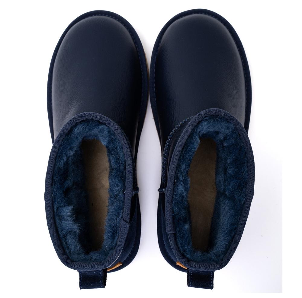 Ugg Mens Classic Mini II Metallic Navy