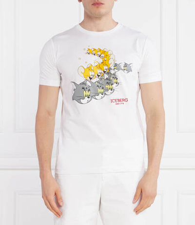Футболка Iceberg - белый(235 I1P F01D 6301)