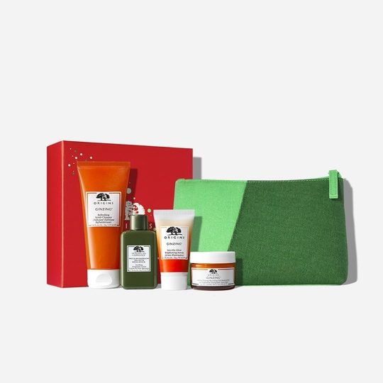 Origins  GIFT OF GLOW GinZing™ And Mega-Mushroom Hydrating Glow Set