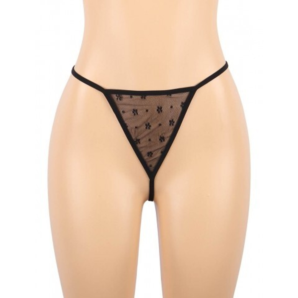 Кожаное платье со шнуровкой и юбкой-воланом Ohyeah +стринги, XL-2XL