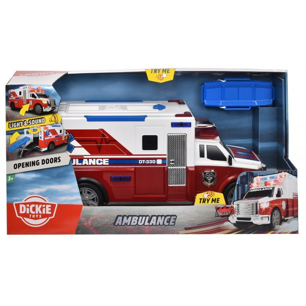 Dickie Action Series — звук для скорой помощи, 38 см 3308389