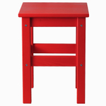Табурет деревянный Одвар 33х33 см из массива сосны, красный