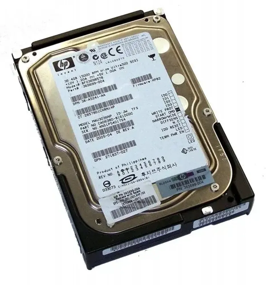 Жесткий диск HP 36,4Gb (U320/15000/8Mb) N 68pin U320SCSI BF03698578