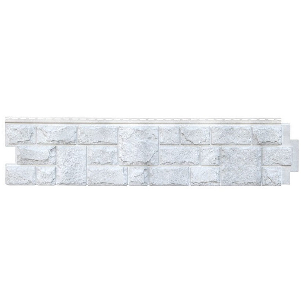 Панель фасадная Grand Line Я-фасад Екатерининский камень Серебро 1407х327 мм