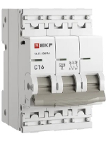 Автоматический выключатель  EKF M63MA6316C