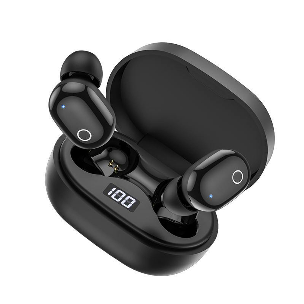 Гарнитура Bluetooth для смартфона BOROFONE BW06 чёрный (Bluetooth 5.1 Время работы до 4ч)