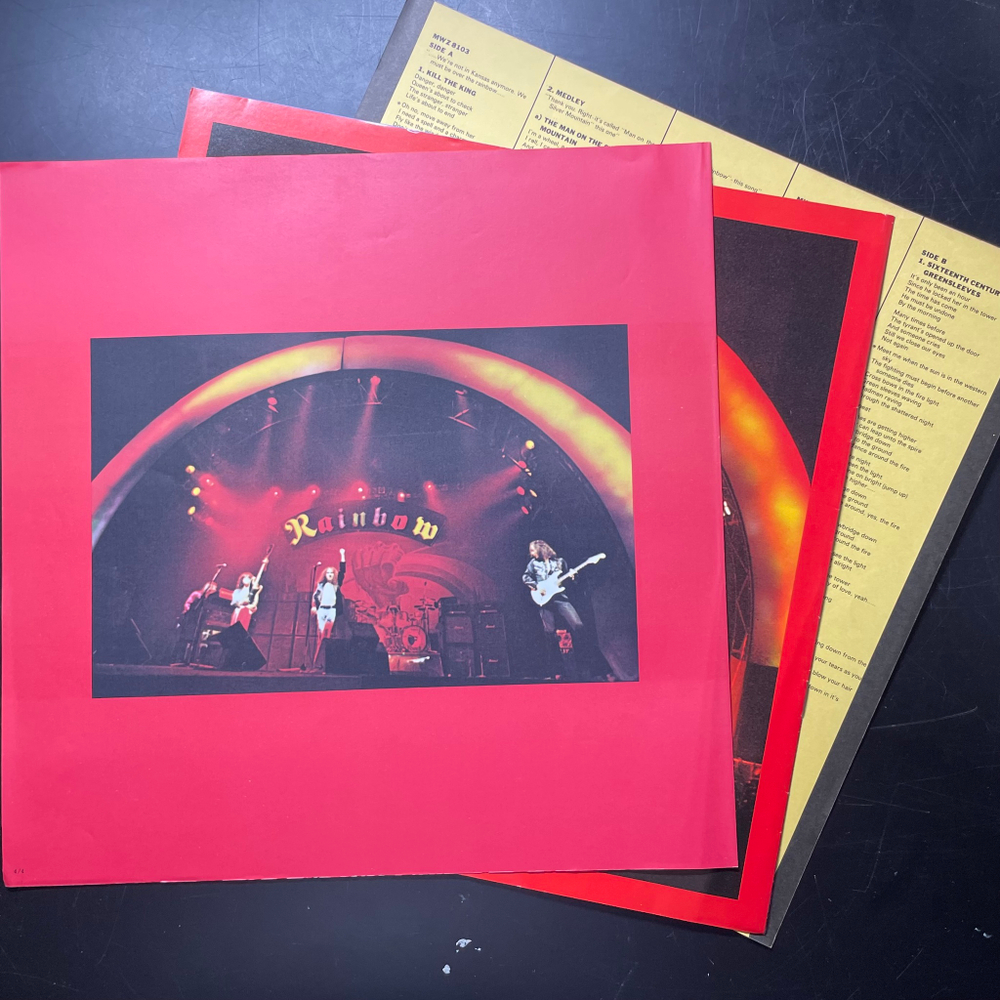 Rainbow - On Stage 2LP (Япония 1977г.)