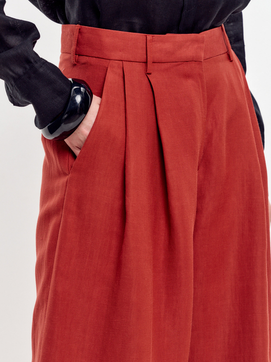 Льняные брюки