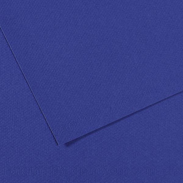 Бумага для пастели Mi-Teintes 160 г/м², 75х110 см, 10 л, №590 Ультрамарин, Canson, C31032S154
