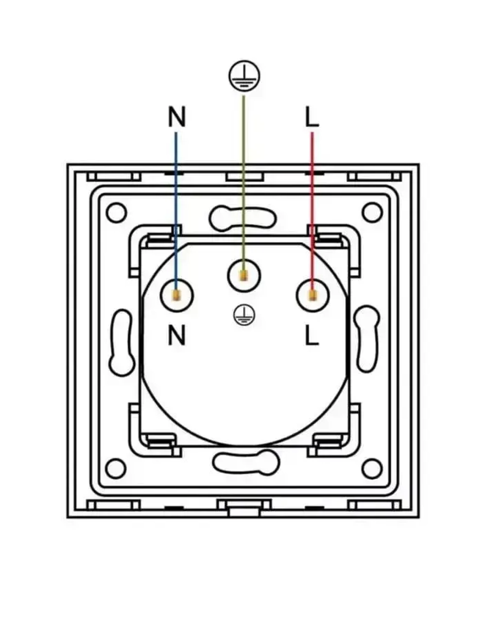 Розетки белые с заземлением, двойная розетка с защитными шторками