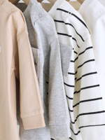 Лонгслив для малышей Next E48-162, 3 шт., Бежевый, Белый, Серый