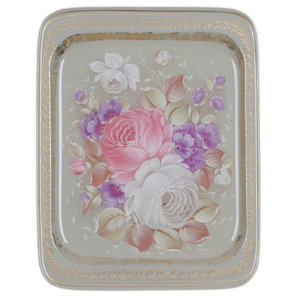 若斯托沃彩绘托盘 A13D21072591