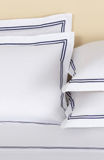 Постельное белье Frette Classic White/Blue (240 x 220 см)