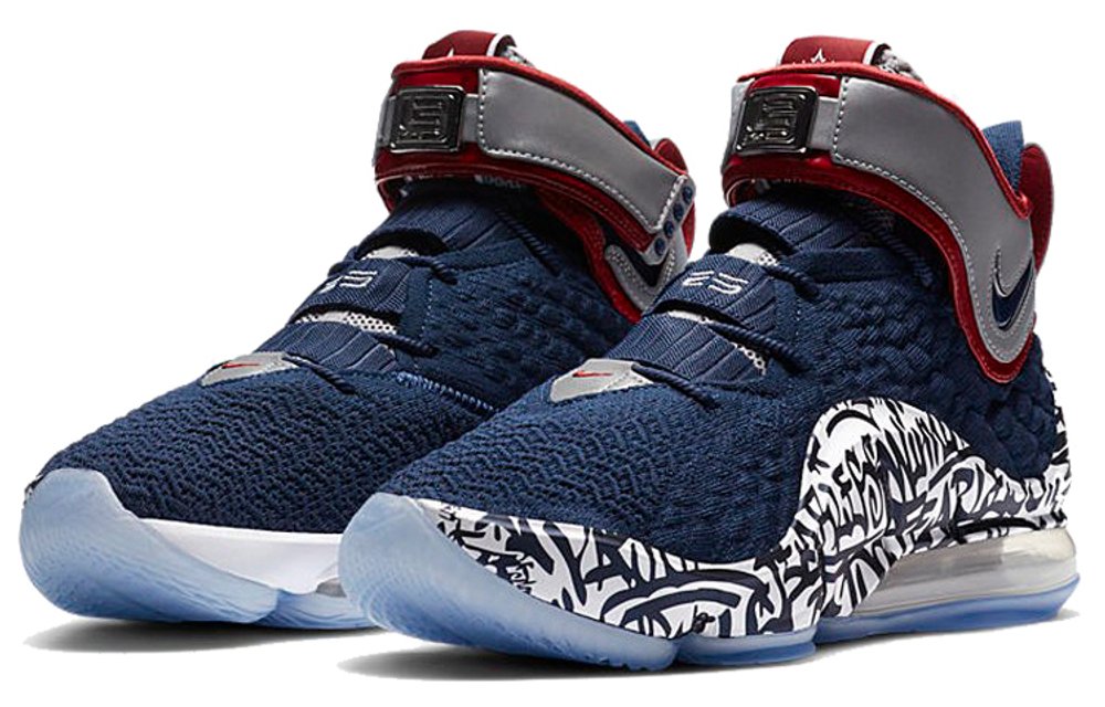 Кроссовки Nike Lebron 17 Fp Ep "Graffiti Cold Blue"