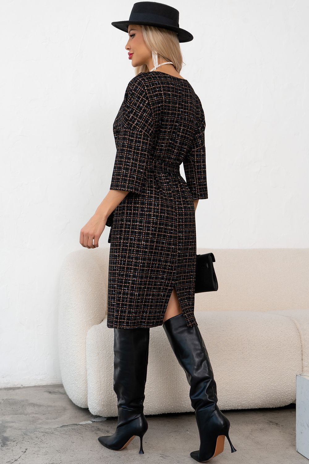 Платье Вики (черный)-52р-р Р11-1226 Nikol