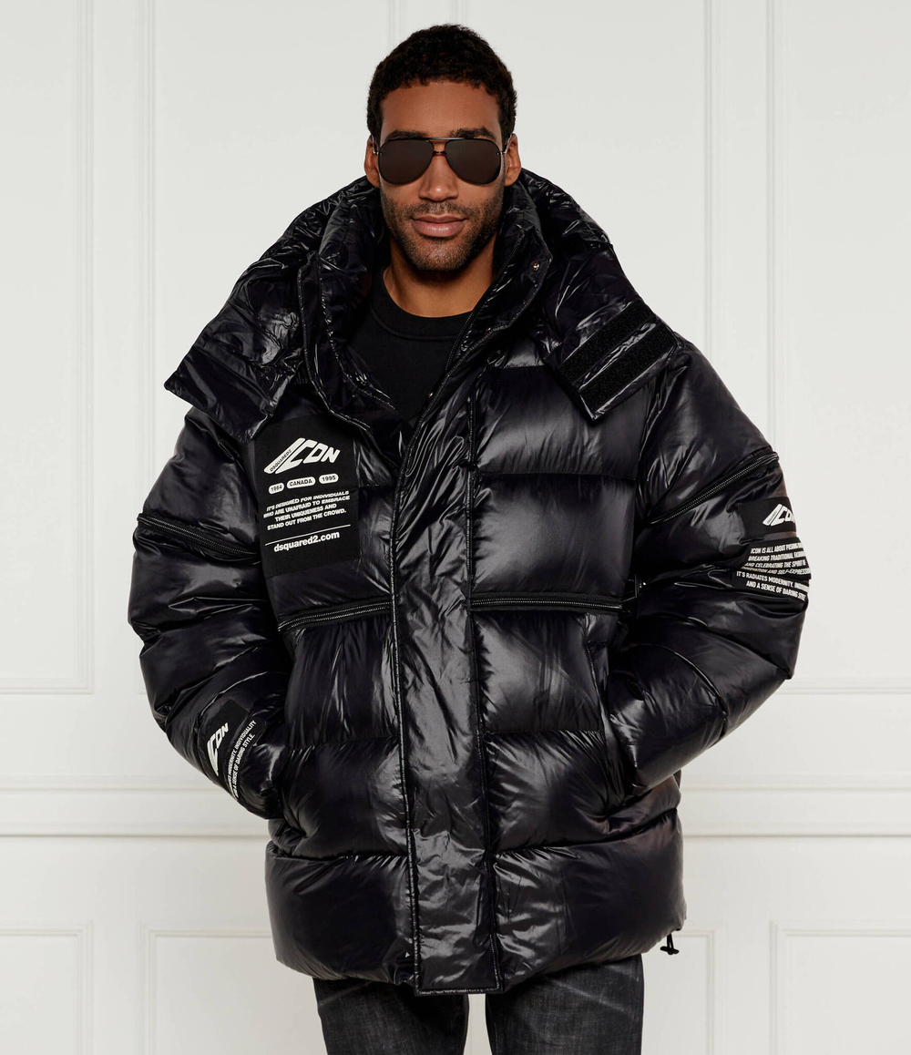 Пуховая куртка 2в1 Dsquared2 - черный(S79AM0063 S60518)