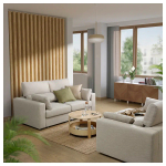 2-местный диван - IKEA ESKILSTUNA/ЭСКИЛЬСТУНА ИКЕА, 81х58х111 см, бежевый