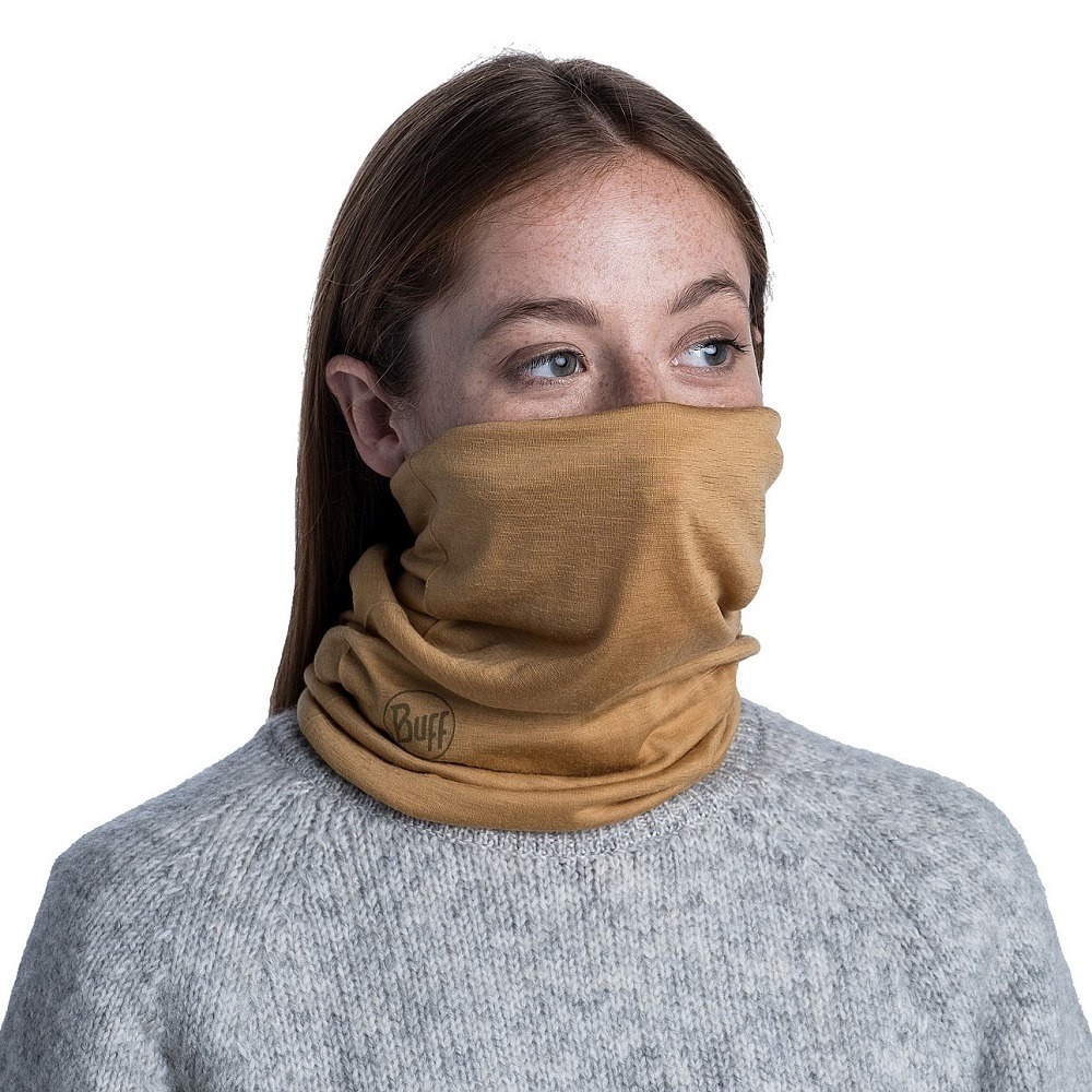 Бандана Buff Lightweight Merino Wool Solid Mustard 113010.118.10.00