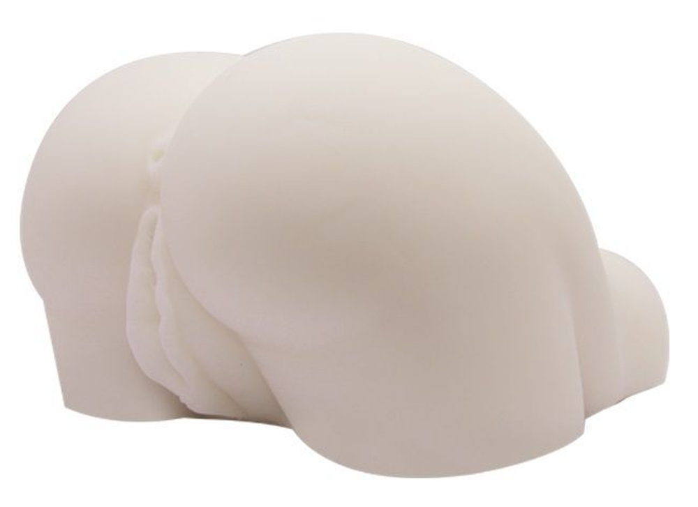 Мастурбатор-попка с двойной вибрацией (Цвет: телесный)