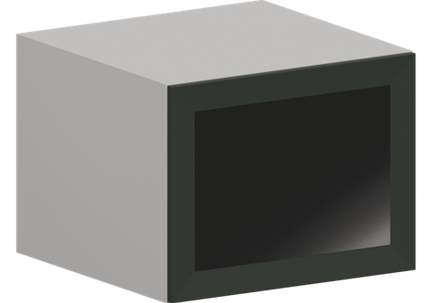 Кухня Модуль ШВГС 610 Графит / Насыщенно-зеленый